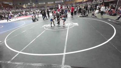 54 lbs Consi Of 8 #2 - Loran Richmeier, Garden City WC vs Liam Young, Pueblo West Storm