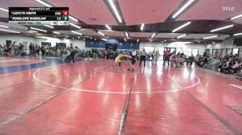 100 lbs Round 1 - Caitlyn Smith, Garden Valley Wrestling Club vs Penelope Wardlaw, Small Town Grims