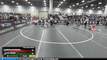 117 lbs 7th Place Match - Landon Komperda, CO vs Jason Heiser, WI