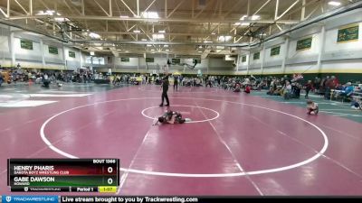 65 lbs Quarterfinal - Gabe Dawson, Howard vs Henry Pharis, Dakota Boyz Wrestling Club