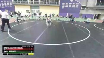 152 lbs Cons. Round 4 - Brendan Winn-Kelley, ND vs Evan G Manzo, CA