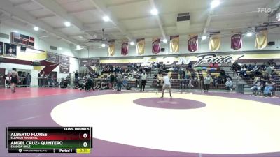 120 lbs Cons. Round 5 - Alberto Flores, Eleanor Roosevelt vs Angel Cruz- Quintero, Shadow Hills