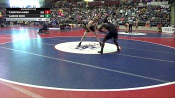 6A 190 lbs Quarterfinal - Carryion James, Little Rock Southwest High School vs Landon Keck, BENTONVILLE HIGH SCHOOL