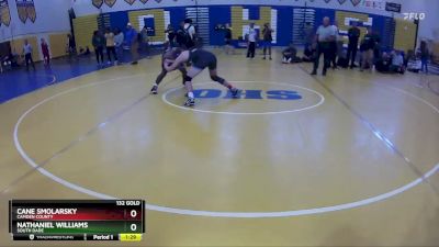 132 Gold Round 5 - Cane Smolarsky, Camden County vs Nathaniel Williams, South Dade