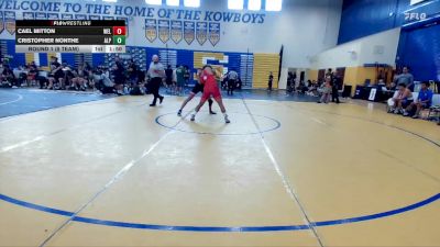 165 lbs Round 1 (8 Team) - Cael Mitton, Wellington vs Cristopher Nonthe, Alpha WC