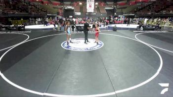 112 lbs Champ. Round 1 - Keech-Pooh Lara, Del Norte Wrestling Inc. vs Emmalyn Clark, Elk Grove Wrestling Academy