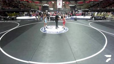 112 lbs Champ. Round 1 - Keech-Pooh Lara, Del Norte Wrestling Inc. vs Emmalyn Clark, Elk Grove Wrestling Academy