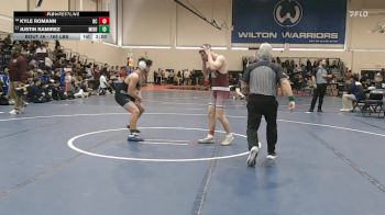 165 lbs Round Of 32 - Kyle Romann, Bristol Central vs Justin Ramirez, Middletown