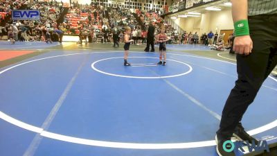 46-49 lbs Quarterfinal - Alex Korte, Wagoner Takedown Club vs Rhys Leach, Sallisaw Takedown Club