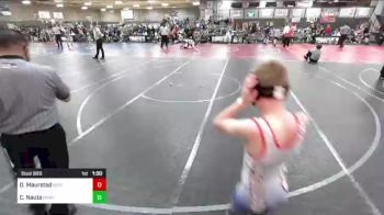 81 lbs Rr Rnd 1 - David Maurstad, Beatrice WC vs Cole Nauta, Chaparral WC