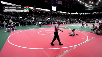 60 lbs Cons. Round 1 - Hudson Briggs, AUR1 vs Noah Asimakopoulos, BBWA