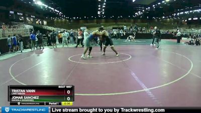 195 lbs Cons. Round 4 - Tristan Vann, Lake Gibson vs Jomar Sanchez, Osceola (Kissimmee)