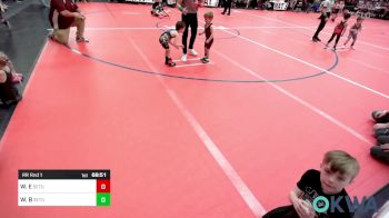 36 lbs Consi Of 4 - Greyson Summitt, Newkirk Takedown vs Navy Simunek, Blackwell Wrestling Club