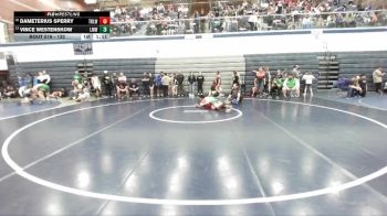 132 lbs Cons. Round 2 - Dameterius Sperry, Team Real Life Wrestling vs Vince Westenskow, Lil Mavs Wrestling