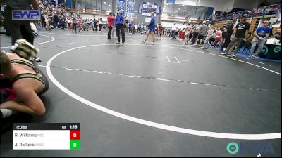 120 lbs Rr Rnd 1 - Riley Williams, Norman Grappling Club vs Jaxon Rickers, Woodward Youth Wrestling