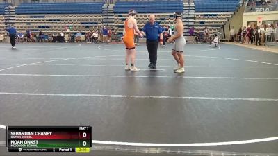 215 lbs Semifinal - Noah Onkst, McDonogh School vs Sebastian Chaney, Gilman School