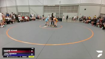 152 lbs Quarters & 1st Wb (16 Team) - Kammie Schanz, Kansas vs Lydia Heinrich, Ohio Blue