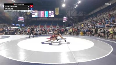 130 lbs Champ. Rd Of 128 - Layla Espinoza, VA vs Ava Beldo, IL