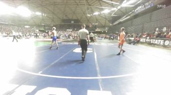 Boys 1A 144 lbs Champ. Round 2 - Maddox King, Rochester vs Ivan Bailey, Kalama