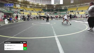 71-74 lbs 3rd Place - Ryland Johnson, Spartan Wrestling Academy vs Daniel Benca, Mighty Bluebirds Wrestling