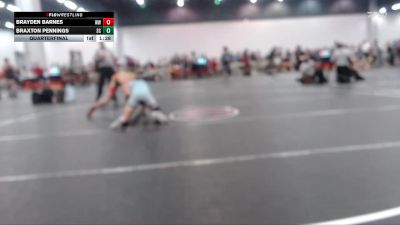 141 lbs Quarterfinal - Brayden Barnes, Woodland Wrestling vs Braxton Pennings, Rabbit Wrestling Club