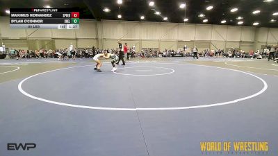 80 lbs Rr Rnd 2 - Maximus Hernandez, Team Speed vs Dylan O'Connor, Shelton Wrestling Academy 9U