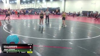 135 lbs Round 2 (8 Team) - Anna Lesniak, Florida Red Black & Blue vs Kyla Lisherness, Team Montana Silver