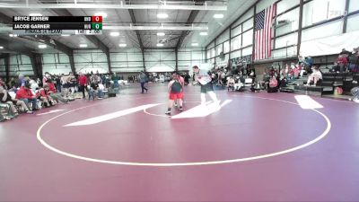 285 lbs Finals (4 Team) - Jacob Garner, Hurricane vs Bryce Jensen, Uintah B