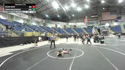90 lbs Rr Rnd 5 - Julian Blea, Brighton WC vs Omar Maldonado, Nebraska Elite