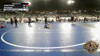 67 lbs Consi Of 8 #2 - Ulrich Dyches, Bartlesville Wrestling Club vs Jett Boland, Cowboy Wrestling Club