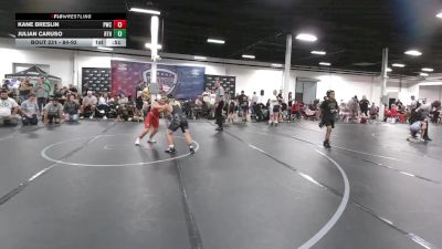 84-92 lbs Round 2 - Julian Caruso, Gentile Trained vs Kane Breslin, Precision Wrestling Club