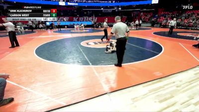 2A 106 lbs Cons. Round 3 - Carson West, Sycamore (H.S.) vs Erik Klichurov, Lombard (Montini)