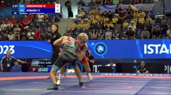 65 kg Qualif. - William Henry GREENWOOD, United States vs Yusif Ahmadli, Azerbaijan