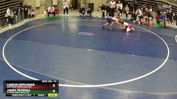 74 lbs Semifinal - Landon Ripplinger, Northside Wrestling Club vs Jaiden Pearsall, LV Bear Wrestling Club