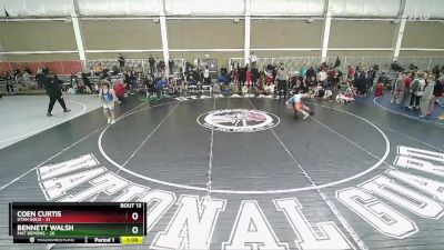 117 lbs Quarters & Wb (16 Team) - Coen Curtis, Utah Gold vs Bennett Walsh, Mat Demons