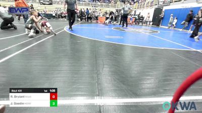 67 lbs Semifinal - Ryker Bryiant, Rough Riders vs Jaxson Goodin, Morrison Takedown Club