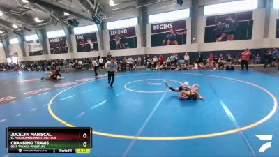 94 lbs Round 3 - Jocelyn Mariscal, El Paso Supers Wrestling Club vs Channing Travis, Best Trained Wrestling