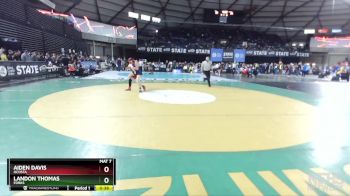 1B/2B 138 Cons. Round 2 - Aiden Davis, Ocosta vs Landon Thomas, Forks