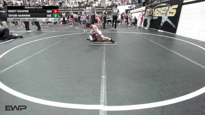 64 lbs Rr Rnd 1 - Rhett Hooper, Amarillo Rhino Wrestling vs Tatum Hawkins, Noble Takedown Club