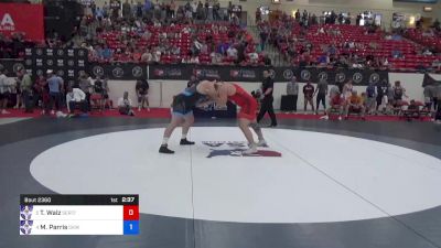 125 kg Quarters - Ty Walz, Southeast RTC / TMWC vs Mason Parris, Cliff Keen Wrestling Club / TMWC