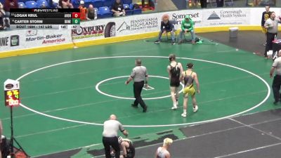 147 lbs Consi Of 8 #2 - Logan Krul, Avonworth vs Carter Storm, Donegal