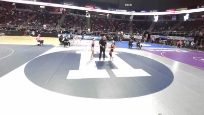 100 lbs Quarterfinal - Maliyah Stone, Falconer vs Zoey Jewett, General Brown