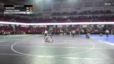 144 lbs Cons. Round 4 - Baker Self, Ridgevue vs Zachary Cooper, Timberline