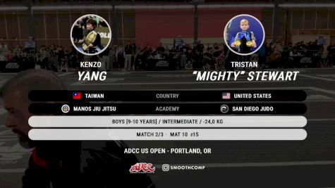 Tristan "Mighty" Stewart vs Kenzo Yang 2026 ADCC Portland Open