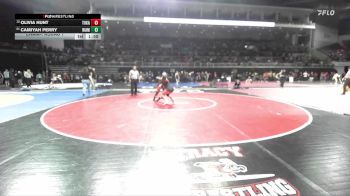 120 lbs Champ. Round 1 - Camiyah Perry, Rio Americano vs Olivia Hunt, Tokay