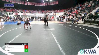 55 lbs Final - Oakley Anno, Locust Grove Youth Wrestling vs Kayden Bass, Grove Takedown Club