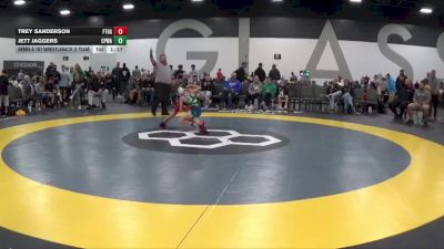 75 lbs Semis & 1st Wrestleback (8 Team) - Jett Jaggers, CP Wrestling Academy vs Trey Sanderson, Fort Hammers