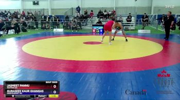 62kg Round 1 - Jasmeet Pannu, Rustom WC vs Gurasees Kaur Ghangas, Independent WC