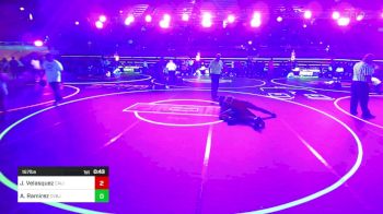 157 lbs 3rd Place - Jorge Velasquez, Cali Warriors Wrestling vs Angel Ramirez, Cvbjj