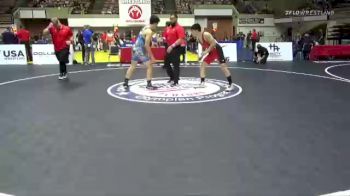 160 lbs Champ. Round 2 - Isham Hood, North Extreme vs Angelo Barahona, Red Wave Wrestling